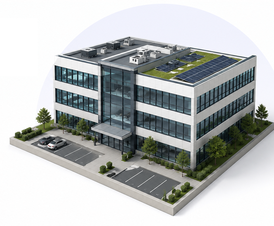 Vereenvoudigd 3D GebouwModel